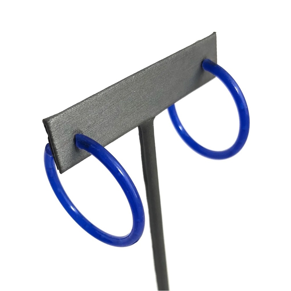 NWT Cobalt Lucite Hoops